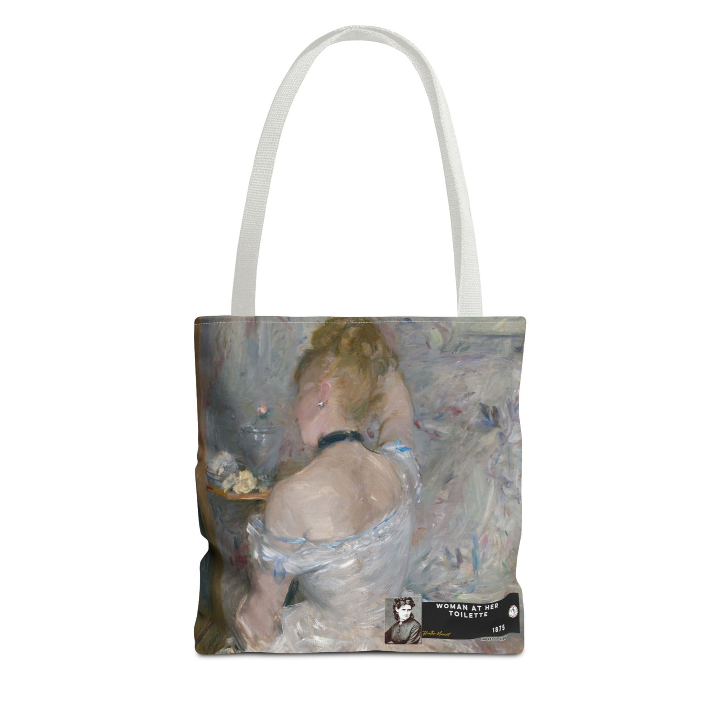 Morisot, Berthe - Woman at Her Toilette (1880) - Tote Bag