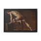 Courbet, Gustave - Study of a Nude Man (1840) - Matte Canvas, Framed