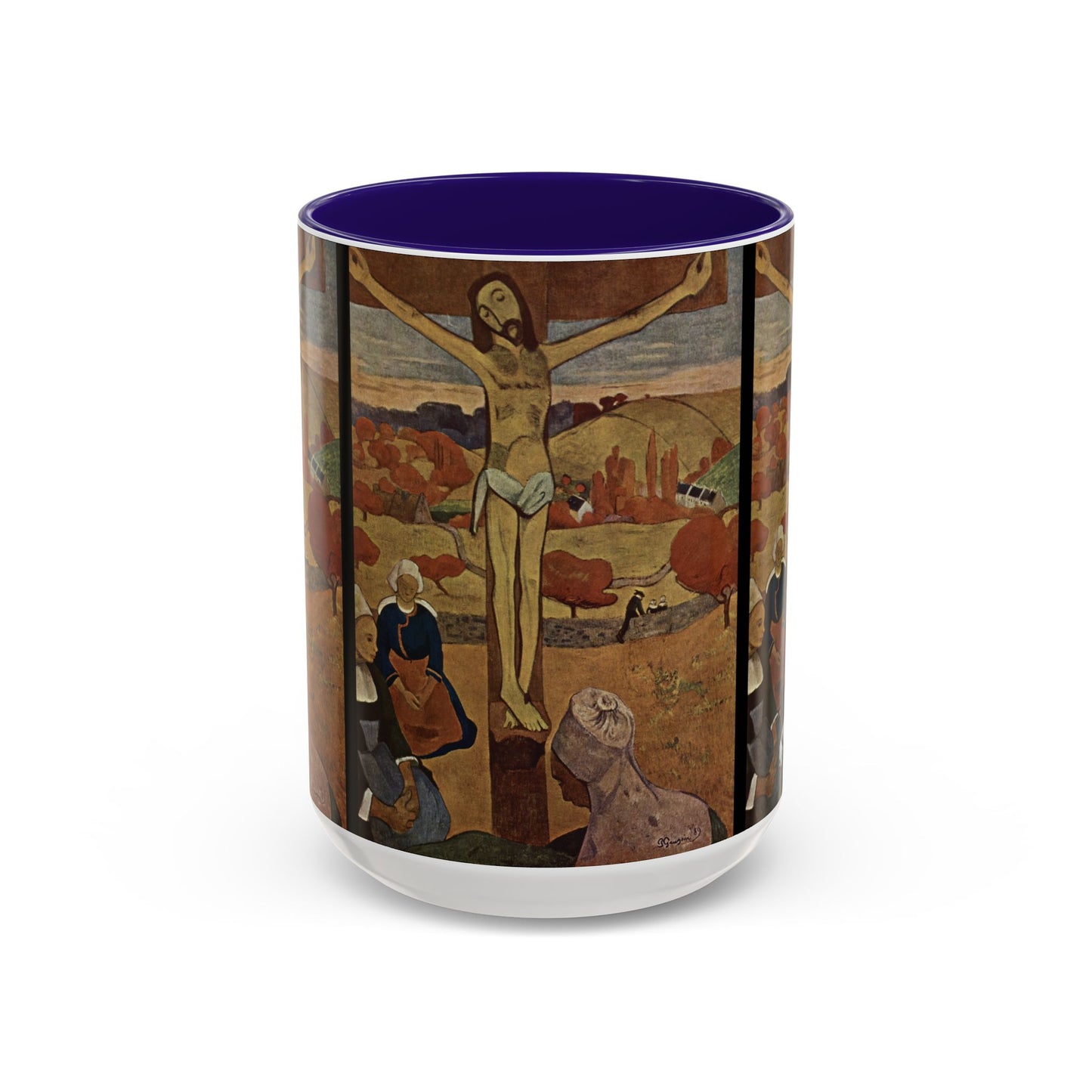 Gauguin, Paul - The Yellow Christ (1889) - Colorful Accent Mugs