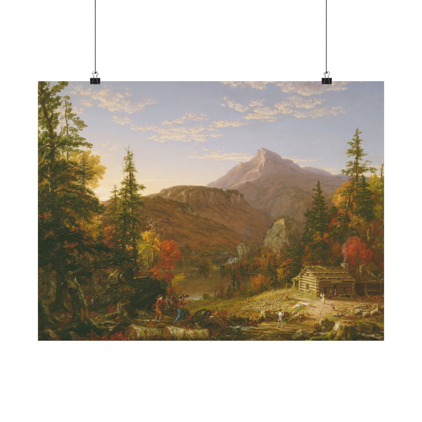 Cole. Thomas - The Hunter's Return (1845) - Satin Posters