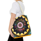 Obsidian Grandmothers Mandala - Tote Bag