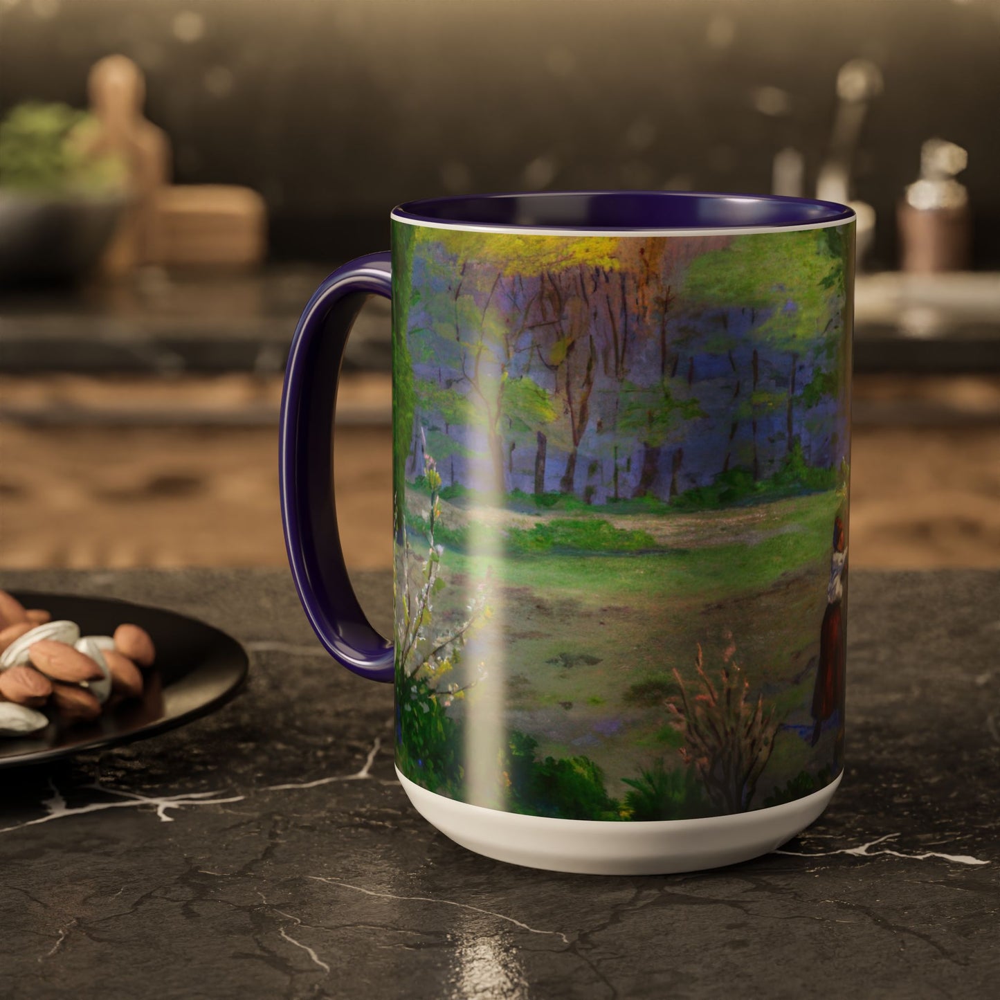 Ranson, Paul - Picking Flowers (1890) - Colorful Accent Mugs