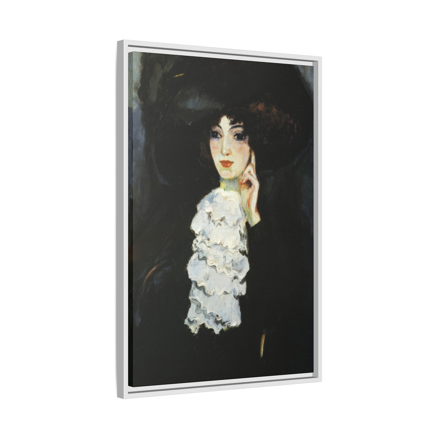 Van Dongen, Kees - Woman with Frill (1905) - Matte Canvas, Framed