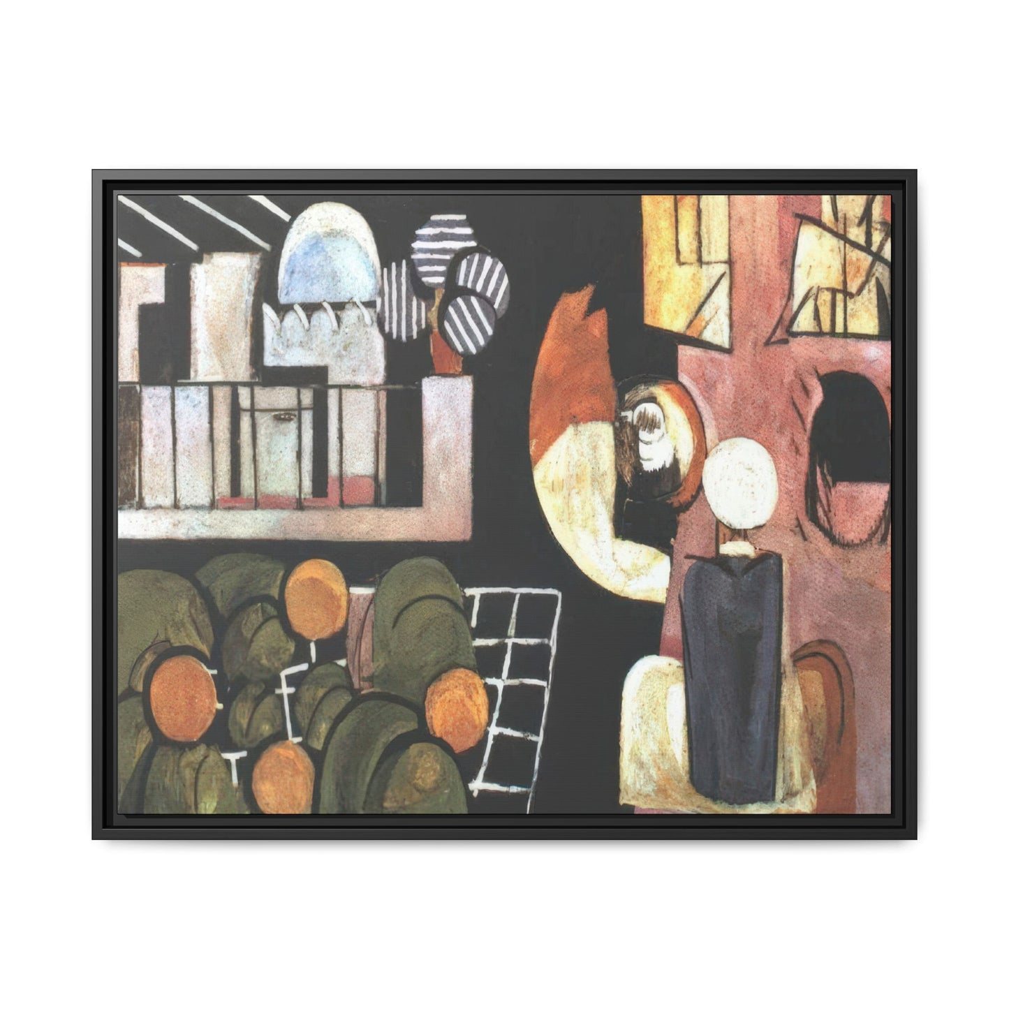 Matisse, Henri - The Moroccans (1916) - Matte Canvas, Framed