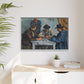 Cézanne, Paul - The Card Players (1892) - Matte Canvas, Framed