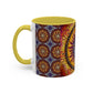 Pacio, Adam - Solar Disc Mandala - Colorful Accent Mugs