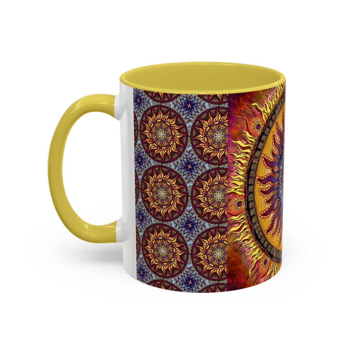 Pacio, Adam - Solar Disc Mandala - Colorful Accent Mugs