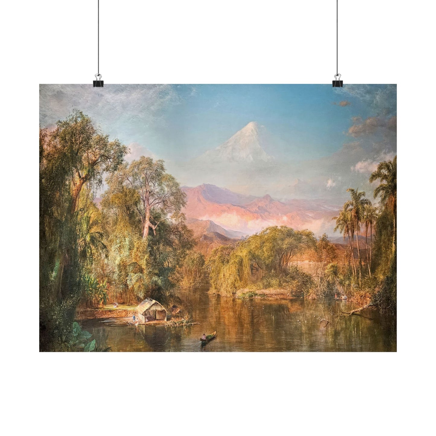 Church, Frederic Edwin - Chimborazo (1864) - Satin Posters