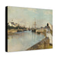Morisot, Berthe - The Harbor at Lorient (1869) - Canvas Block, unframed