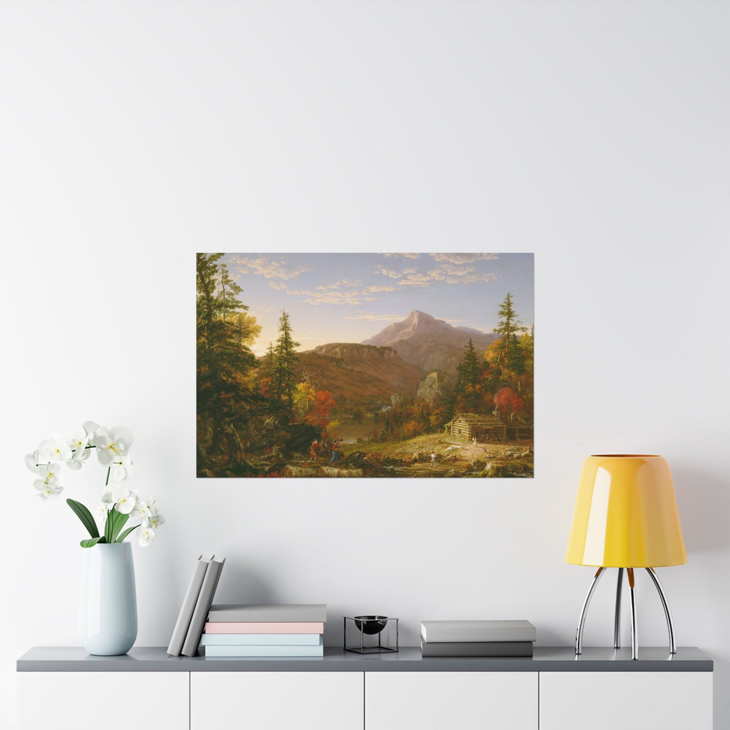 Cole. Thomas - The Hunter's Return (1845) - Satin Posters