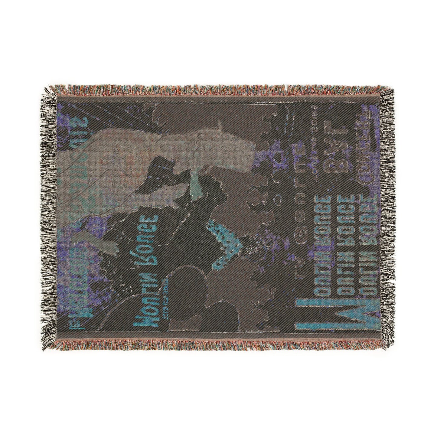 Lautrec, Henri - Moulin Rouge - La Goulue (1891) - Woven Blanket