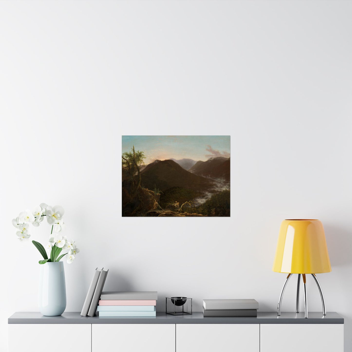 Cole. Thomas - Sunrise in the Catskills (1826) - Satin Posters