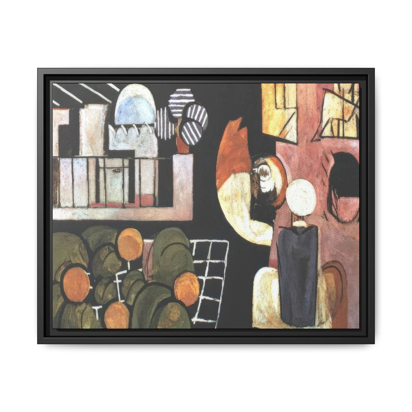 Matisse, Henri - The Moroccans (1916) - Matte Canvas, Framed