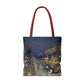 Pissarro, Camille - The Boulevard Montmartre At Night (1897) - Tote Bag