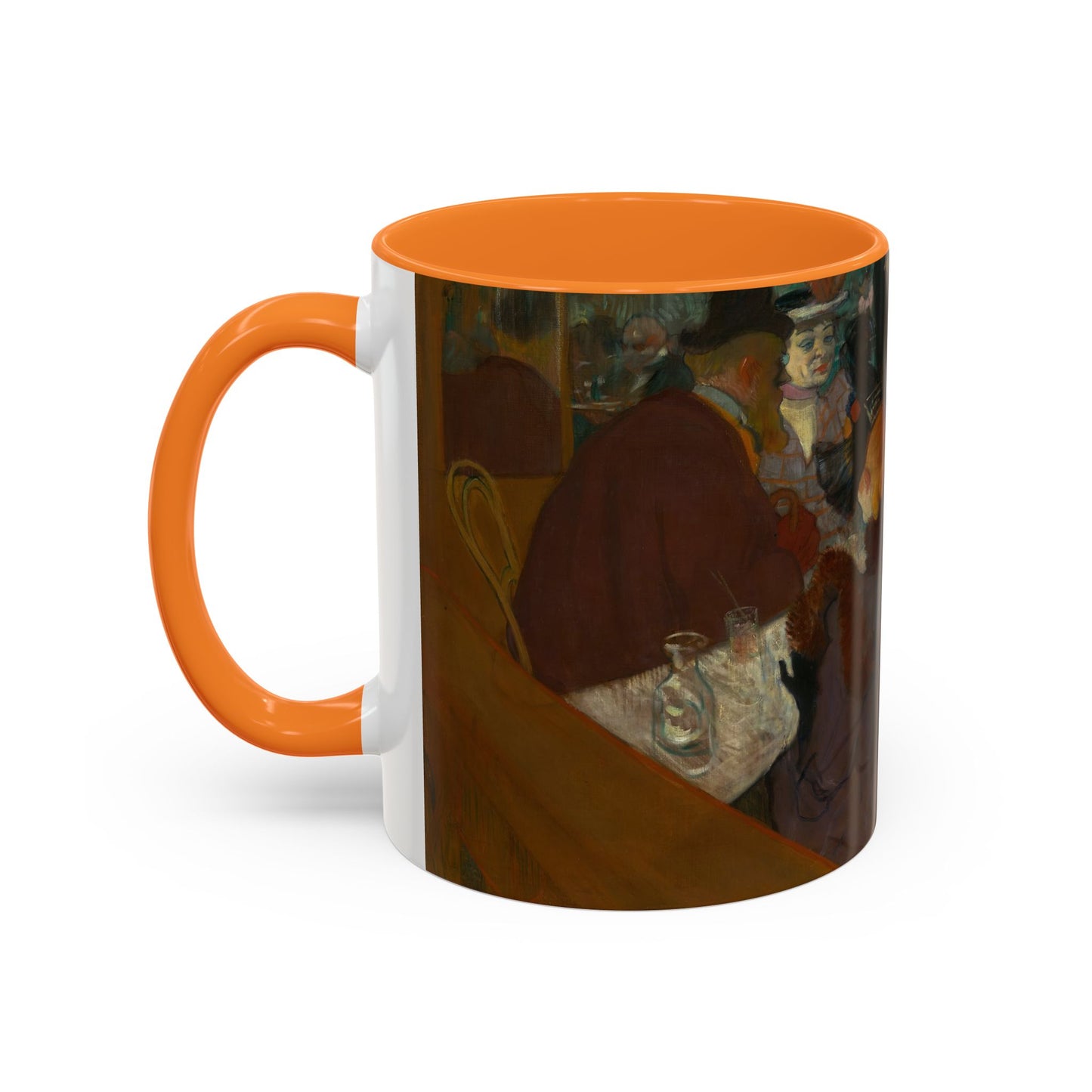 Toulouse-Lautrec, Henri - At the Moulin Rouge (1892) - Colorful Accent Mugs