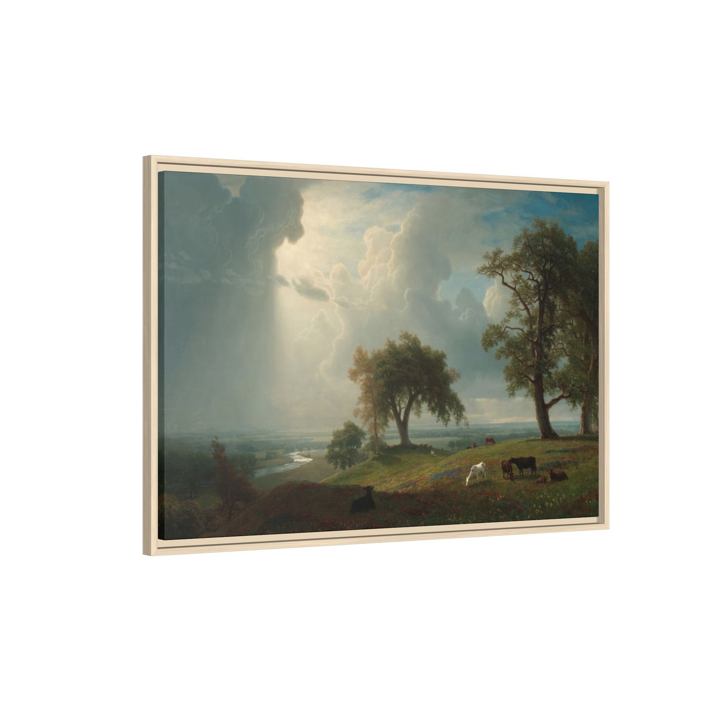 Bierstadt, Albert - California Spring (1875) - Matte Canvas, Framed