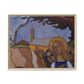 Filiger, Charles - Virgin and Two Angels (1895) - Matte Canvas, Framed