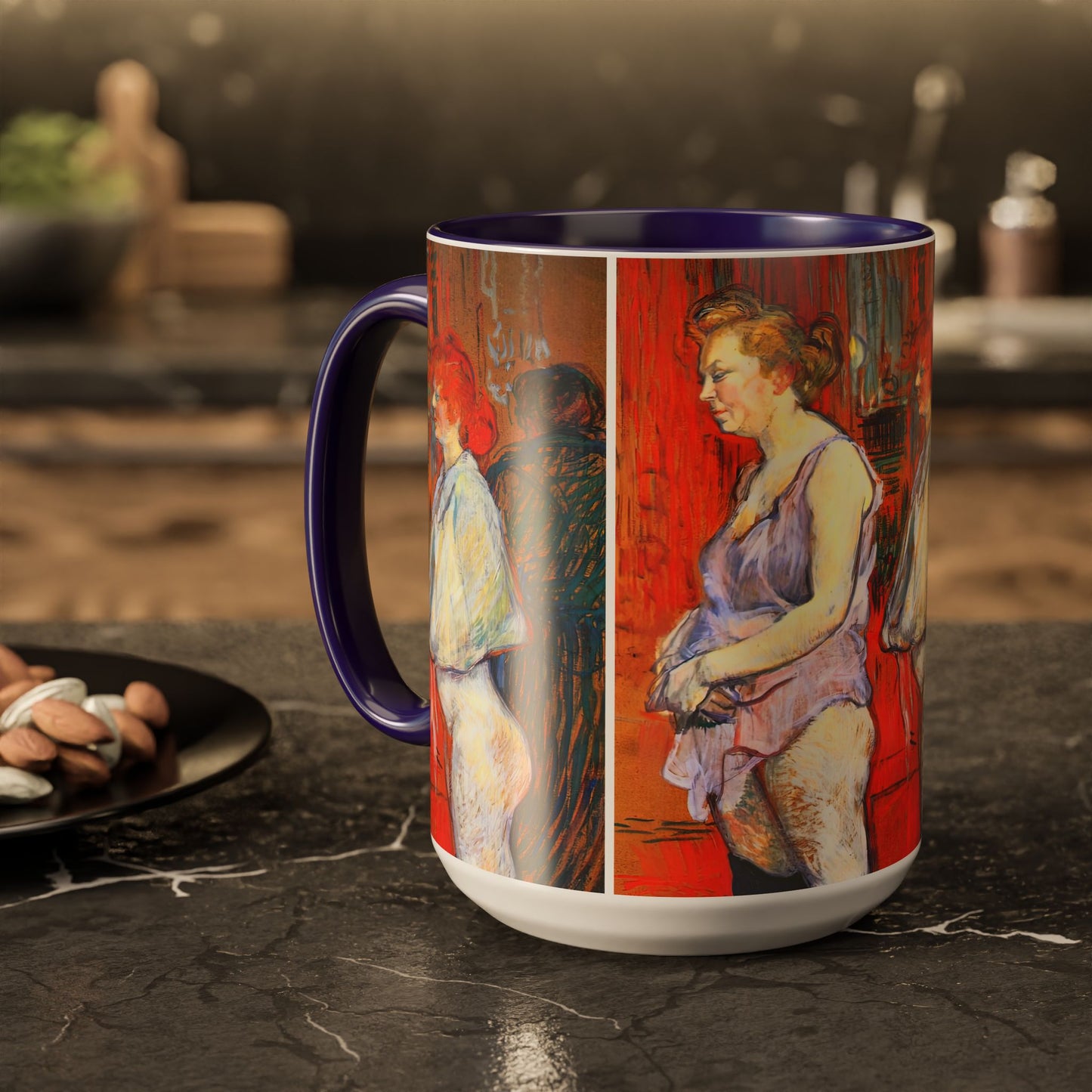 Toulouse-Lautrec, Henri - The Medical Inspection (1894) - Colorful Accent Mugs