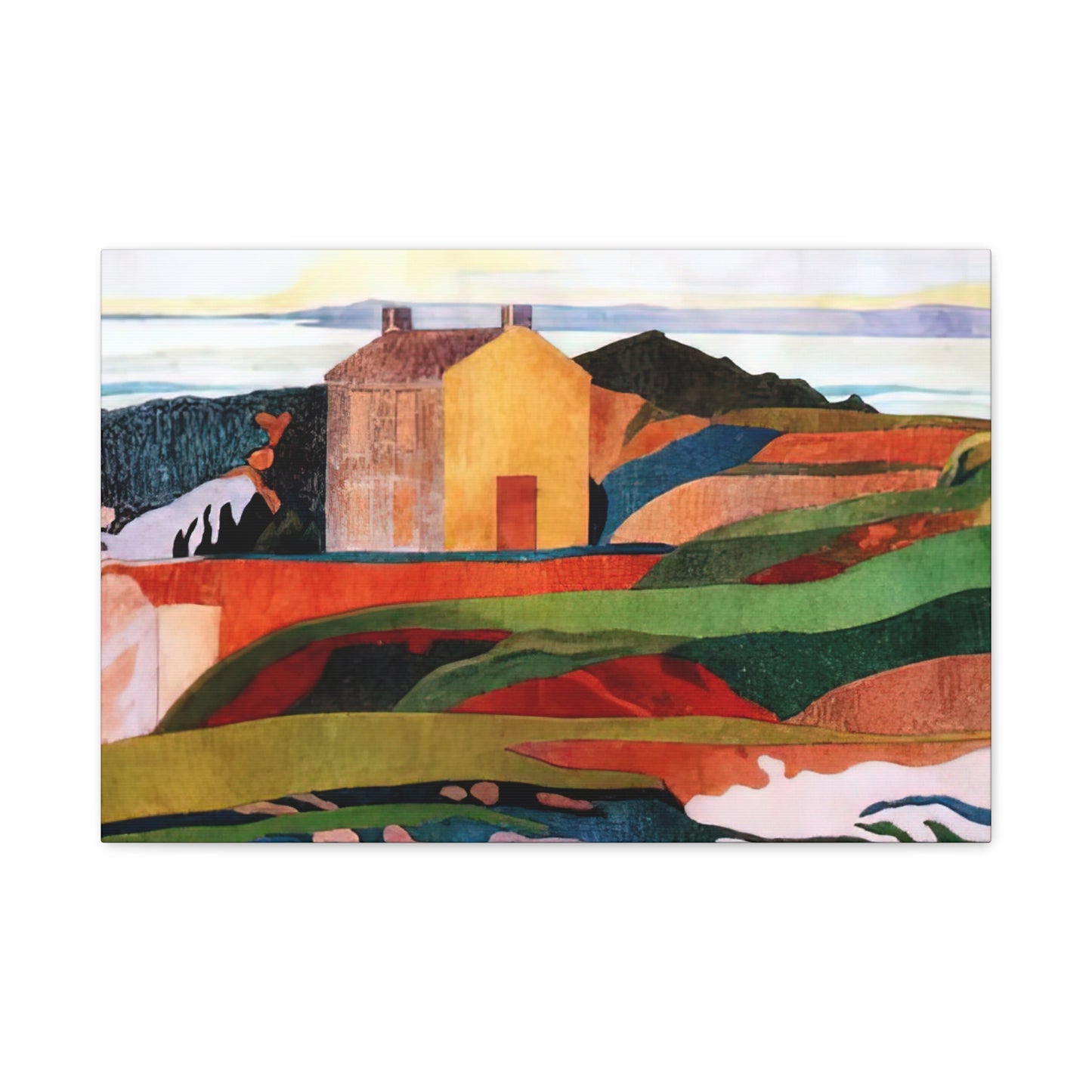 Filiger, Charles - The Hangman’s House (1891) - Canvas Block, unframed