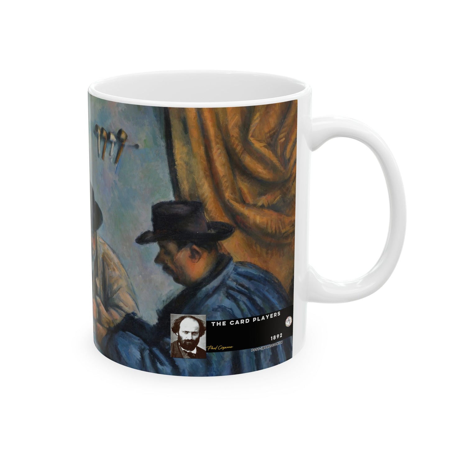 Cézanne, Paul - The Card Players (1892) - Ceramic Mug