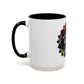 AdamPacio.com - Black Logo - Colorful Accent Mugs