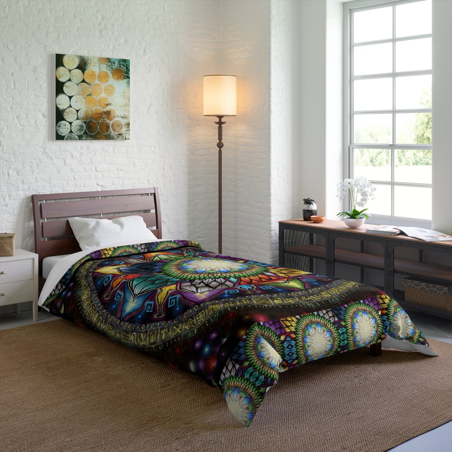 Mystic Jewel Mandala - Comforter