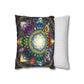 Pacio, Adam - Mystic Jewel Mandala - Suede Square Pillowcase