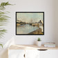 Morisot, Berthe - The Harbor at Lorient (1869) - Matte Canvas, Framed