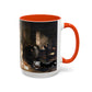 Courbet, Gustave - The Painter’s Studio (1855) - Colorful Accent Mugs