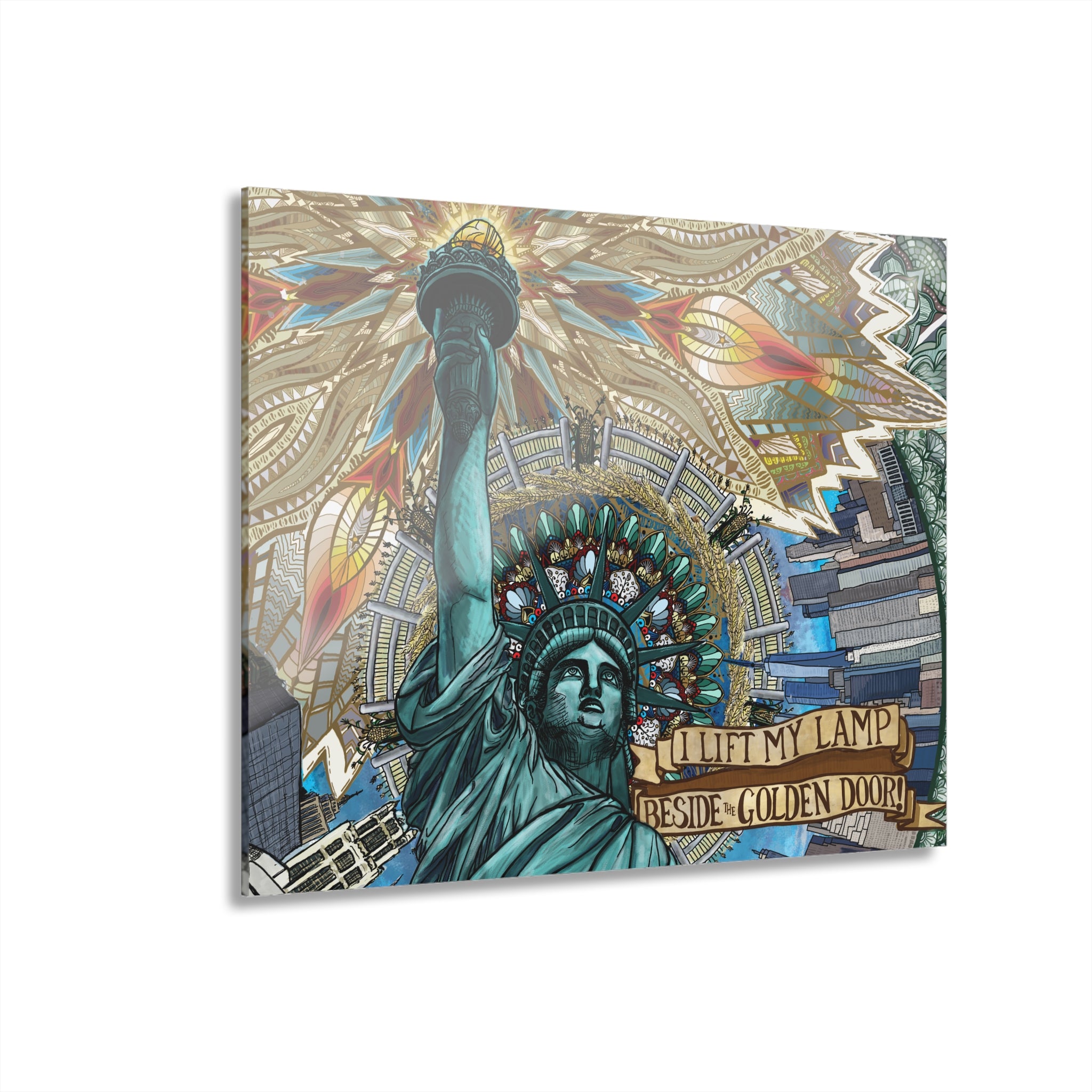 Liberty Mandala - Acrylic Block