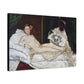 Manet, Édouard - Olympia (1870) - Canvas Block, unframed