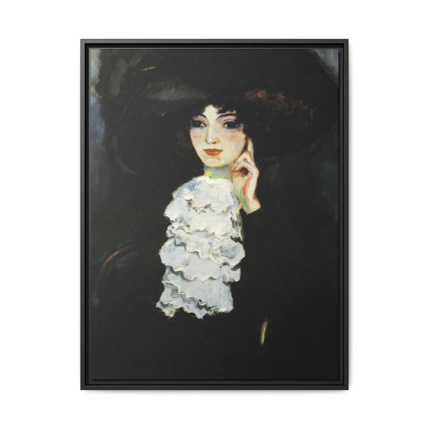 Van Dongen, Kees - Woman with Frill (1905) - Matte Canvas, Framed