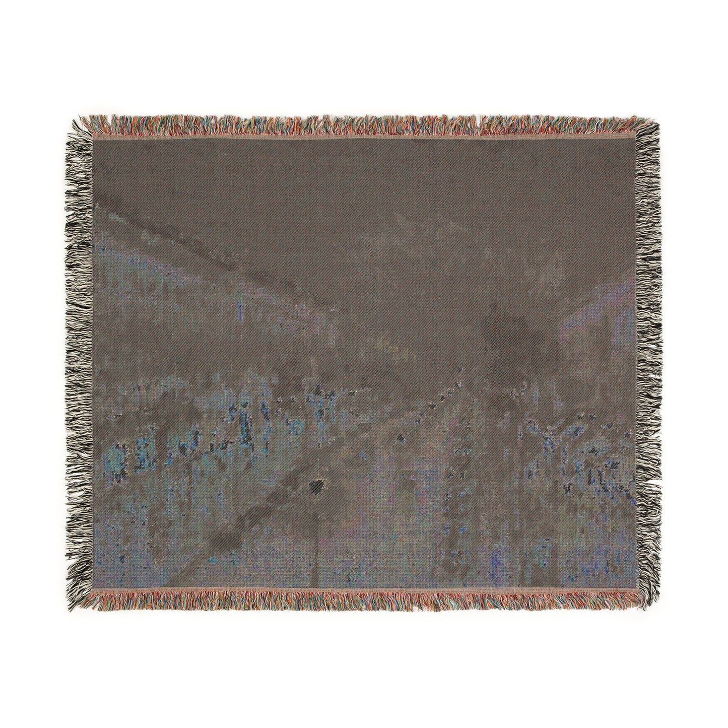 Pissarro, Camille - The Boulevard Montmartre At Night (1897) - Woven Blanket
