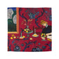 Matisse, Henri - The Dessert Harmony in Red (1908) - Microfiber Duvet Cover