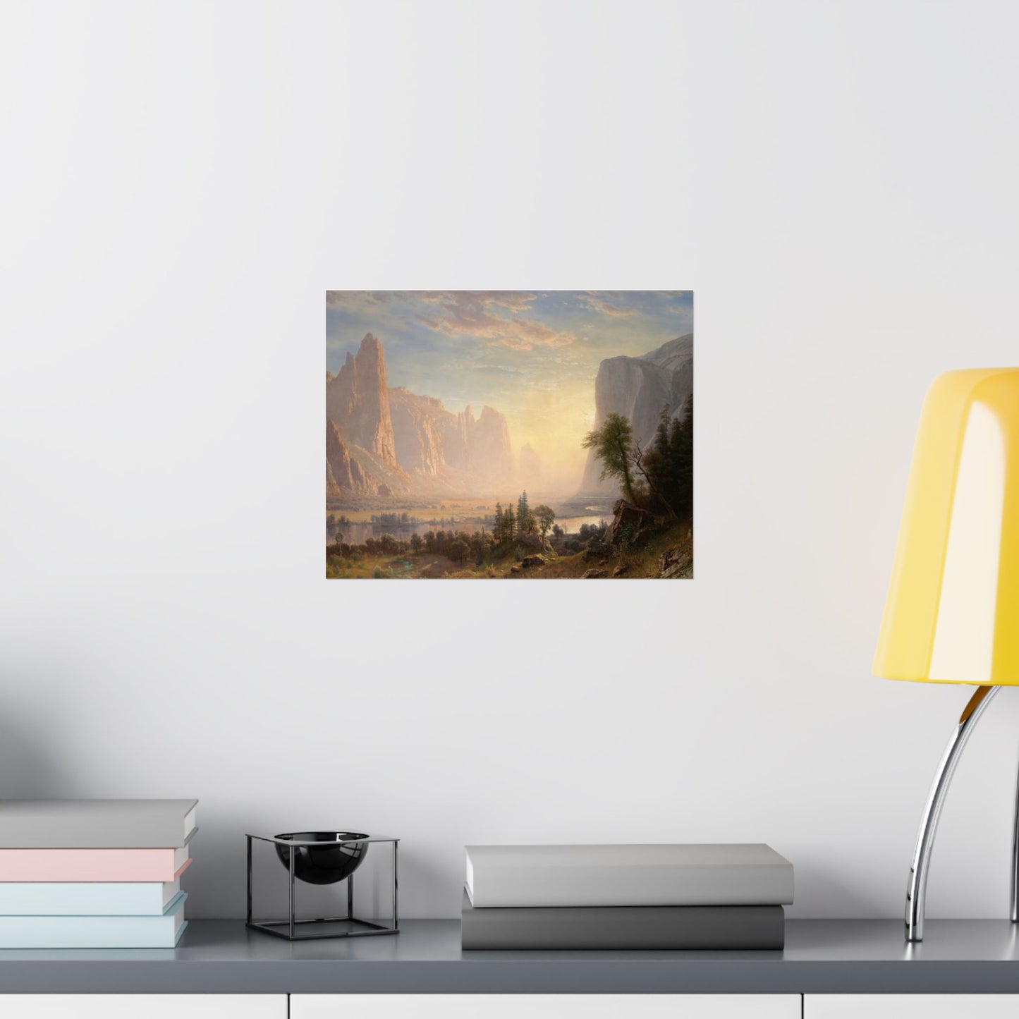 Bierstadt, Albert - Valley of the Yosemite (1868) - Satin Posters