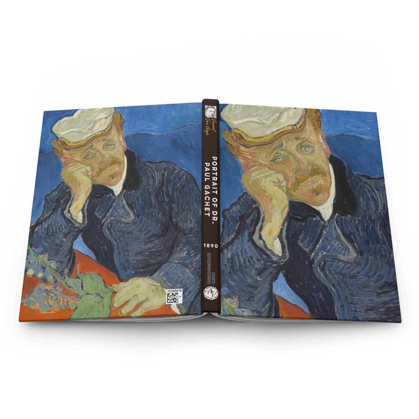Van Gogh, Vincent - Portrait of Dr. Paul Gachet (1890) - Hardcover Journal Matte