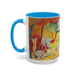 Matisse, Henri - The Joy of Life (1905) - Colorful Accent Mugs