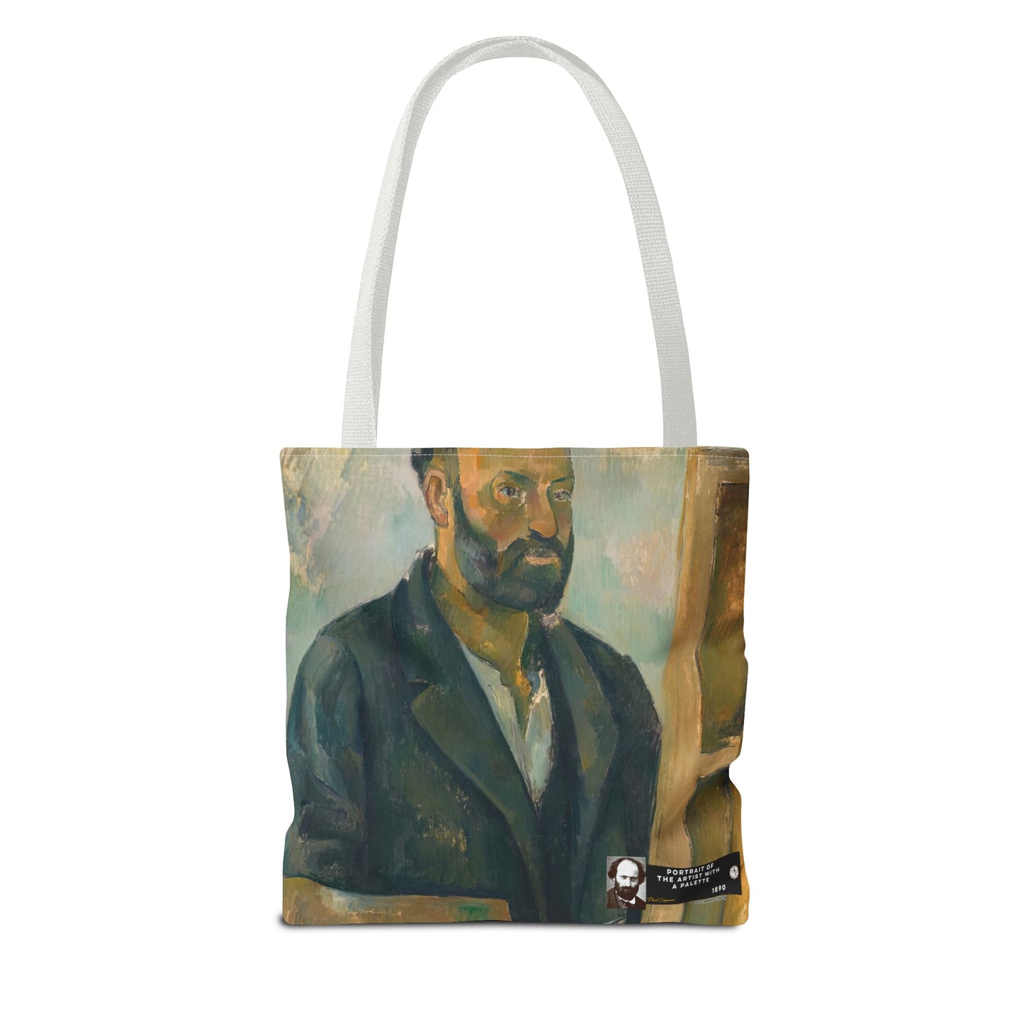 Cézanne, Paul - Portrait of the Artist with a Palette (1890) - Tote Bag