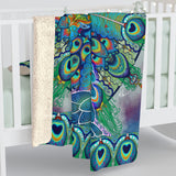 Melek Taus Mandala - Sherpa Fleece Blanket