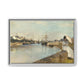 Morisot, Berthe - The Harbor at Lorient (1869) - Matte Canvas, Framed