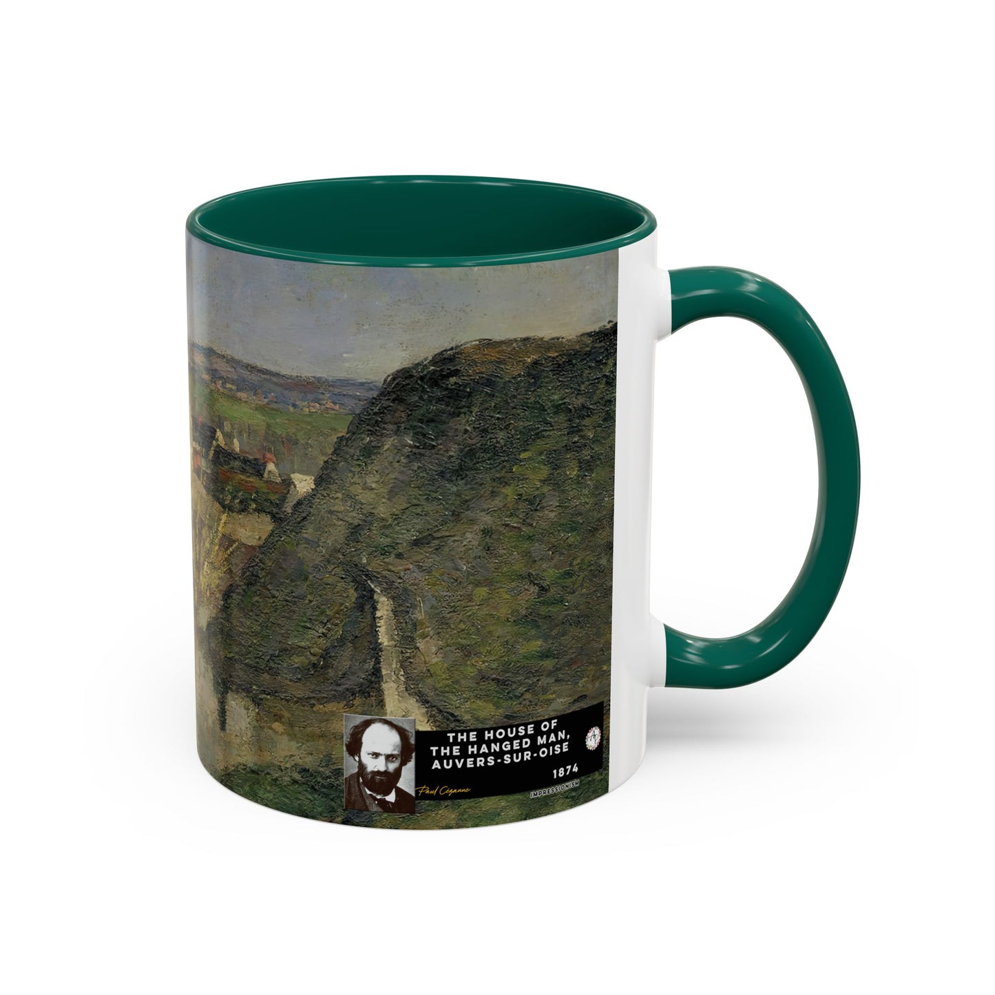 Cézanne, Paul - The House of the Hanged Man, Auvers-sur-Oise (1874) - Colorful Accent Mugs