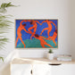 Matisse, Henri - Dance (II) (1910) - Matte Canvas, Framed