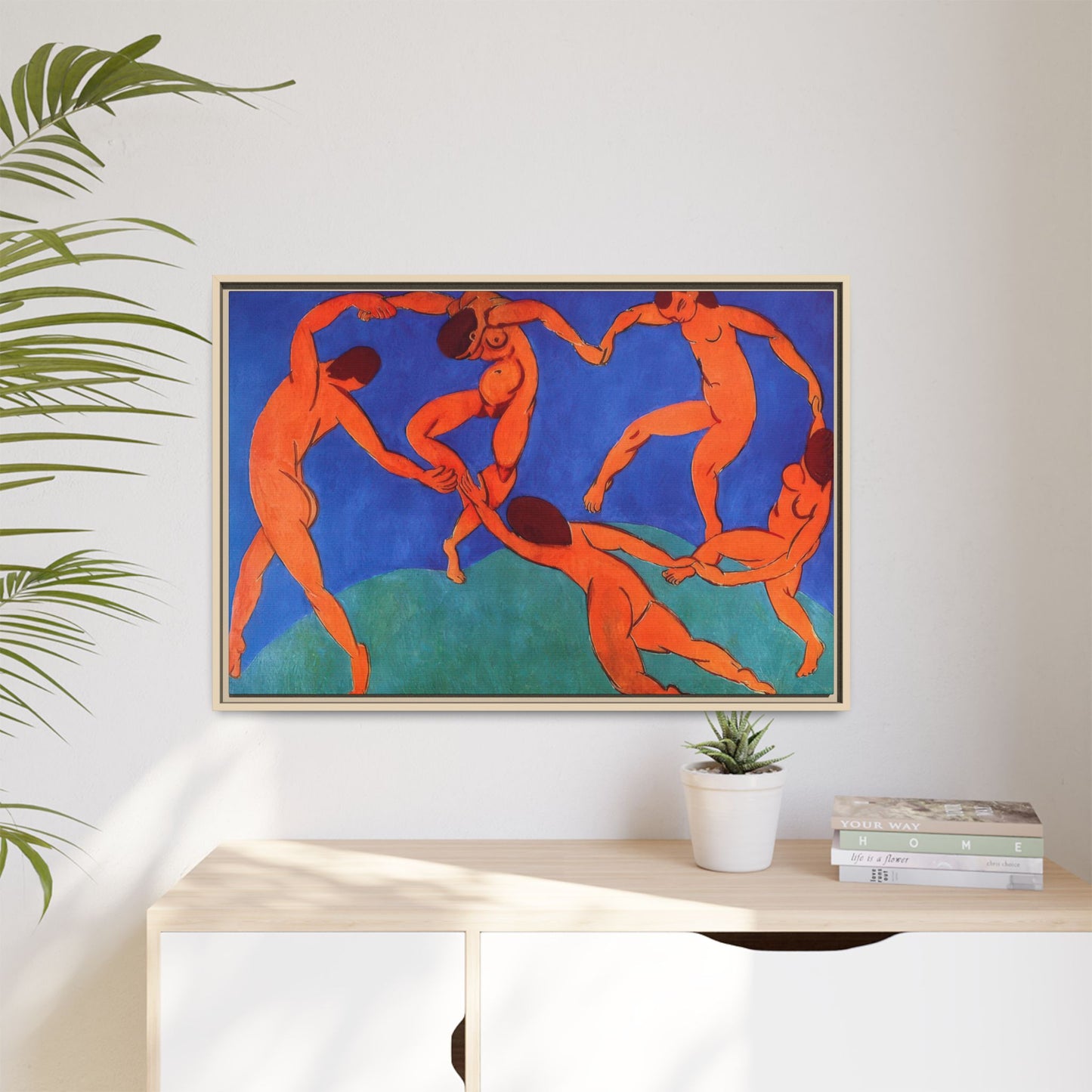 Matisse, Henri - Dance (II) (1910) - Matte Canvas, Framed