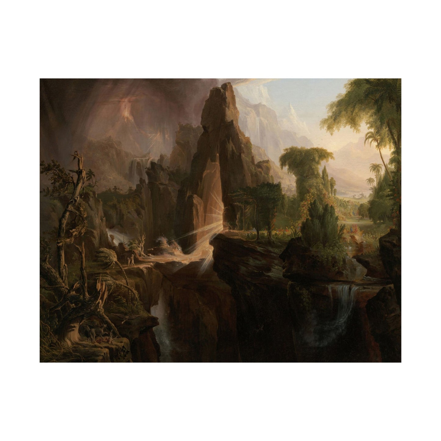 Cole. Thomas - View of Fort Putnam (1825) - Satin Posters