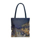 Pissarro, Camille - The Boulevard Montmartre At Night (1897) - Tote Bag