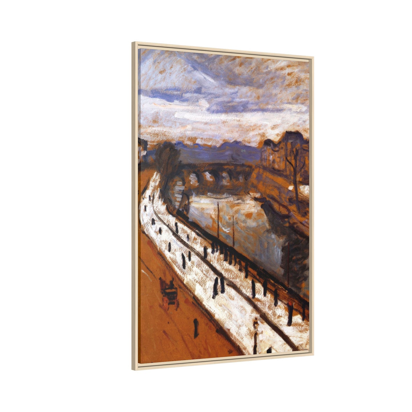 Marquet, Albert - Quai des Grands-Augustins (1905) - Matte Canvas, Framed