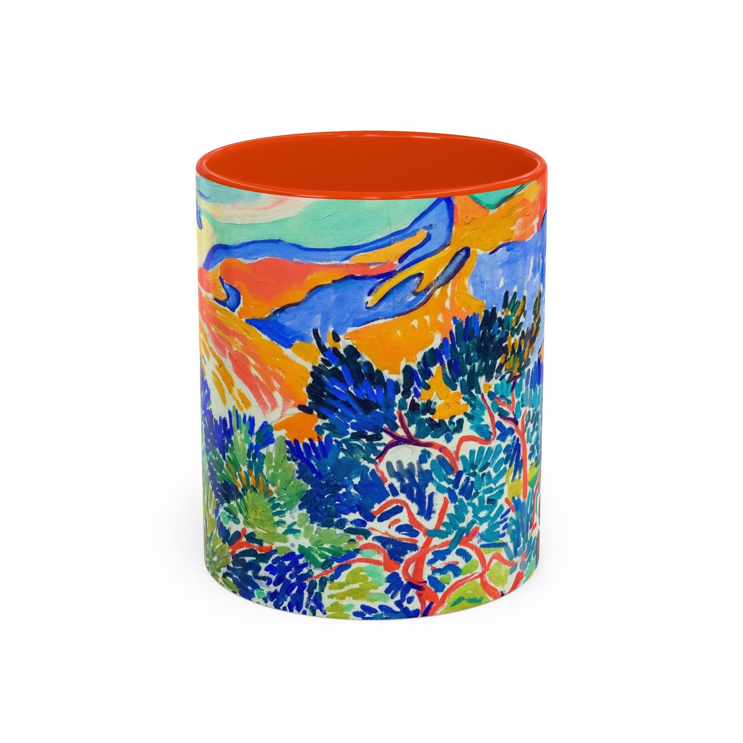 Derain, André - Mountains at Collioure (1905) - Colorful Accent Mugs
