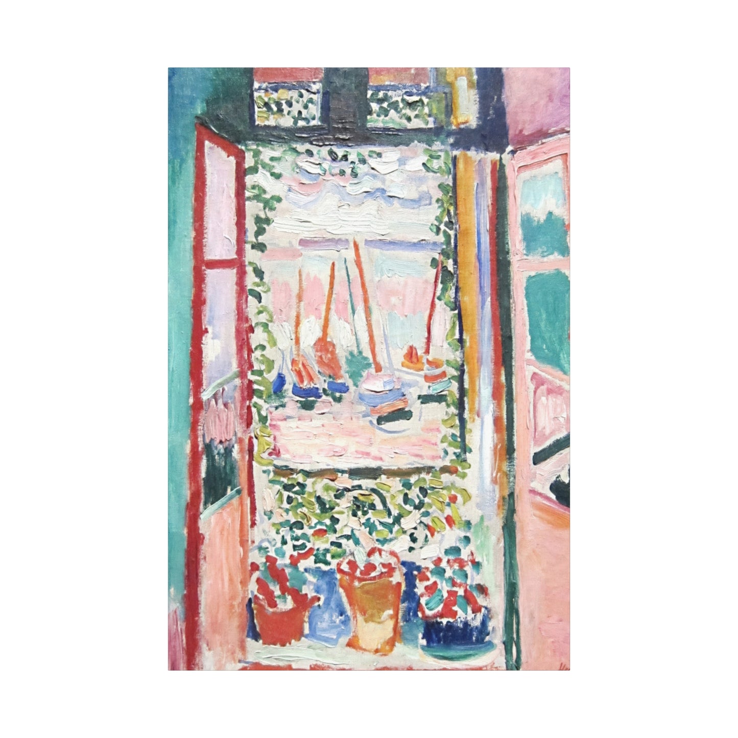 Matisse, Henri - Open Window, Collioure (1905) - Canvas Block, unframed