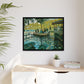 Monet, Claude - La Grenouillere (1869) - Matte Canvas, Framed