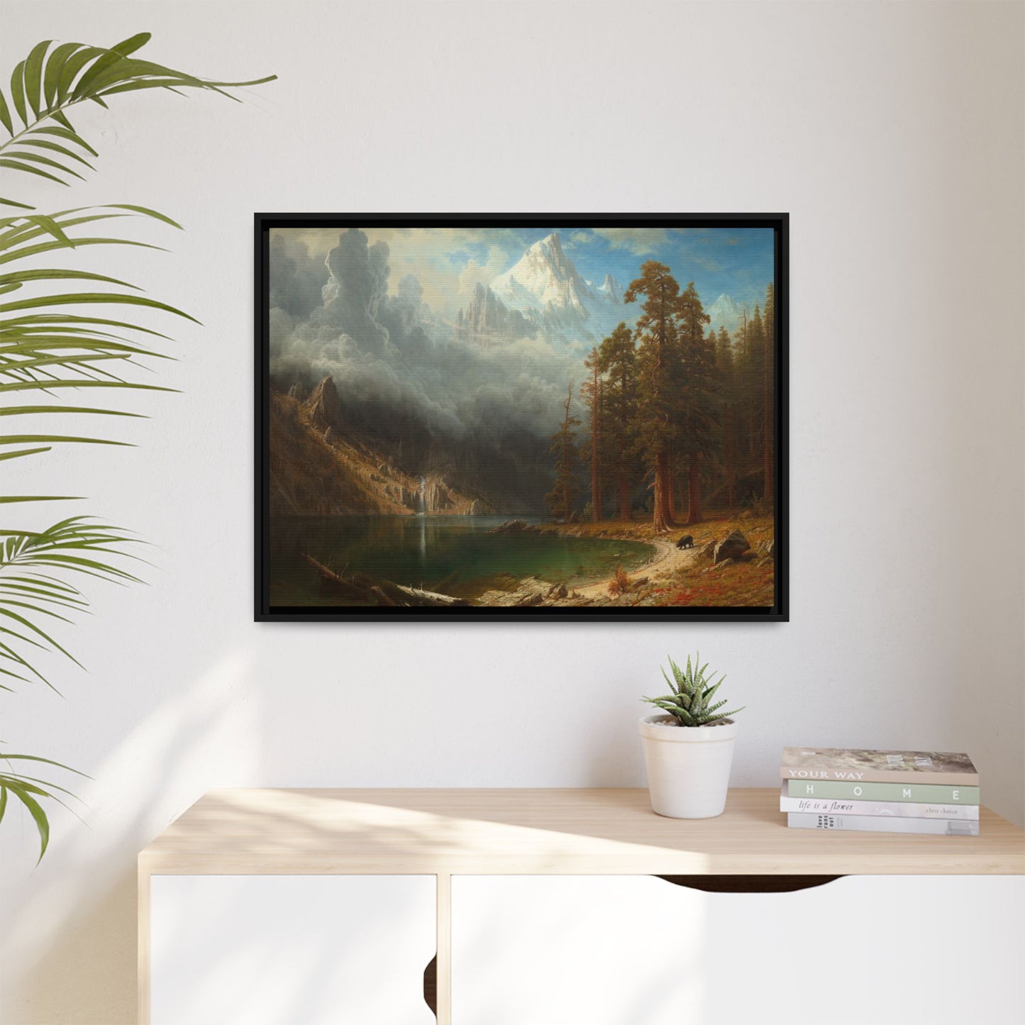 Bierstadt, Albert - Mount Corcoran (1877) - Matte Canvas, Framed